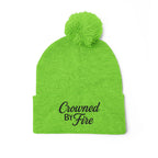 Frost Glow Pom-Pom Beanie