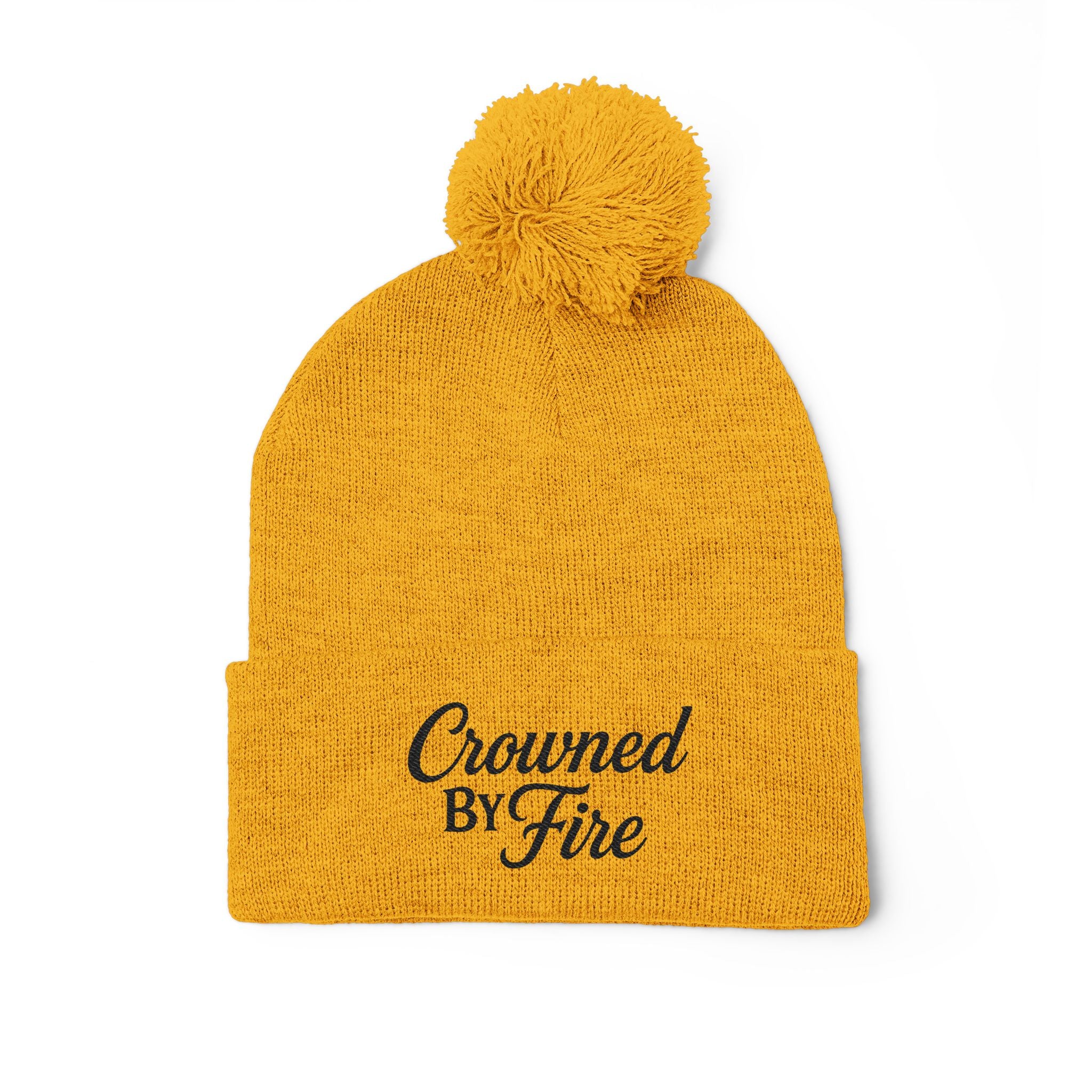 Frost Glow Pom-Pom Beanie