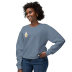 Crowned by Fire Sweatshirt, Unisex Lightweight Crewneck, Cozy Casual Wear, Perfect for Gifting, Fall Fashion