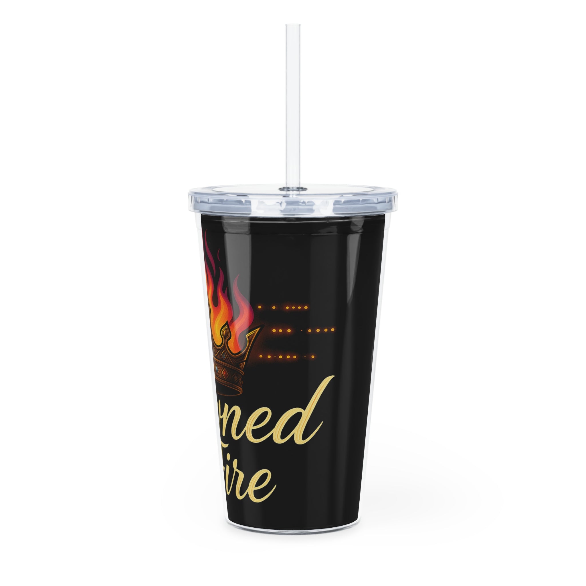Black Crowned 20 oz Tumbler