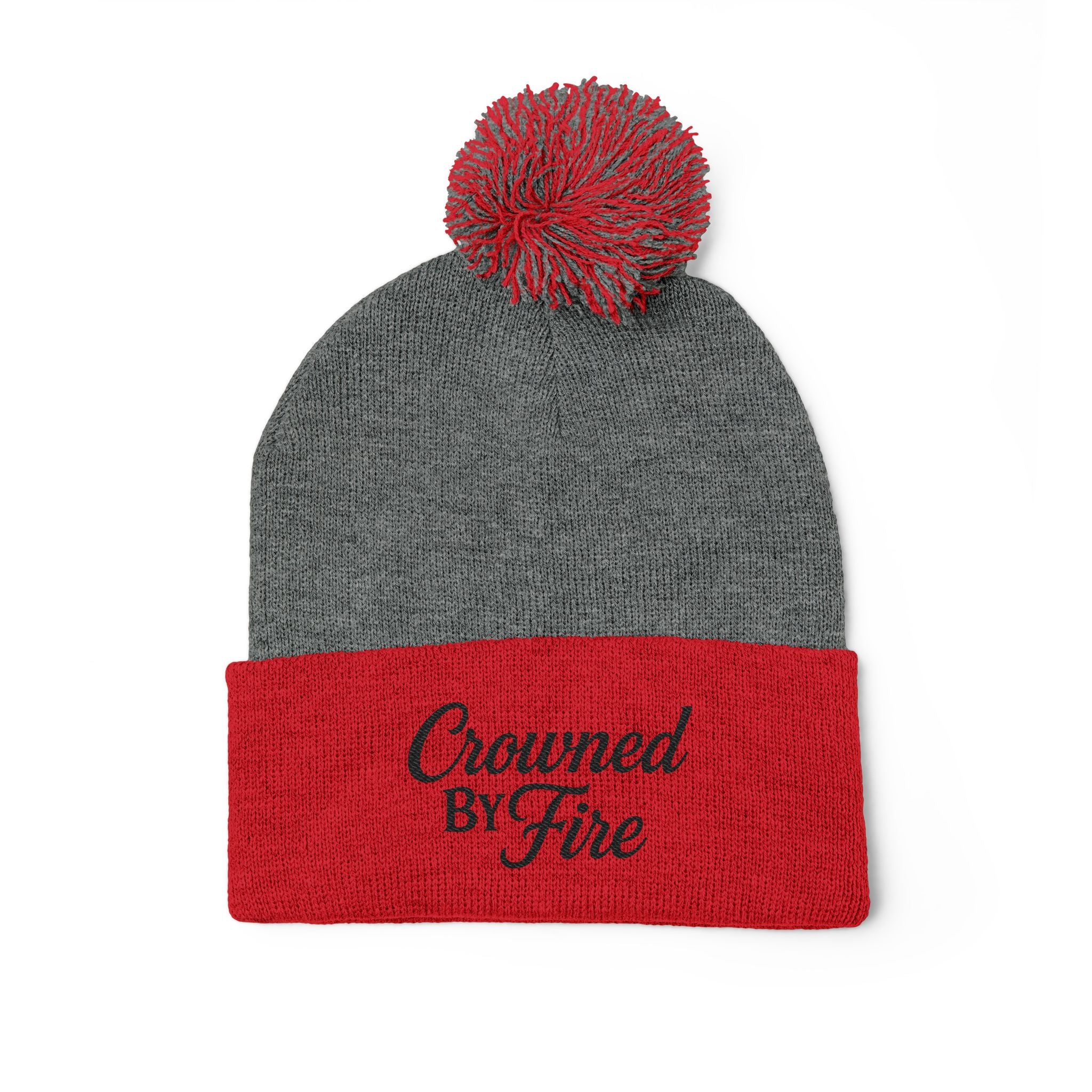 Frost Glow Pom-Pom Beanie