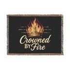 Crowned Woven Throw Blanket