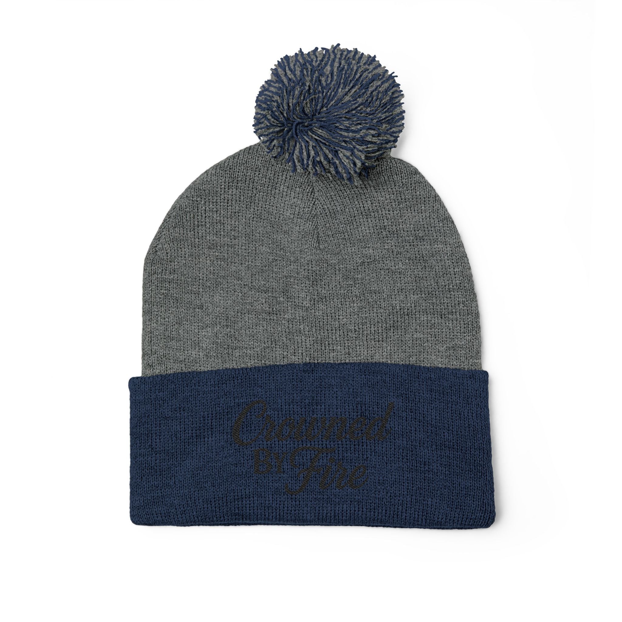 Frost Glow Pom-Pom Beanie