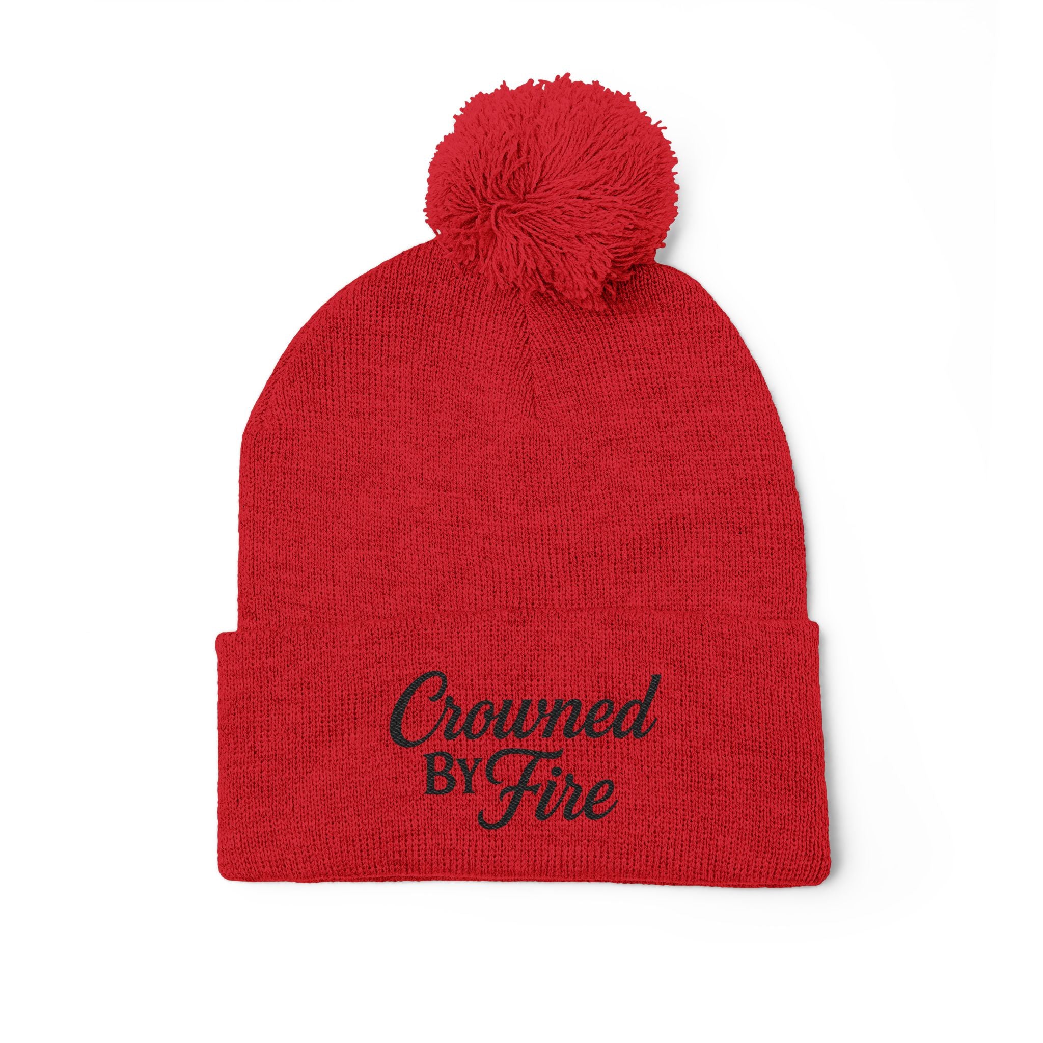 Frost Glow Pom-Pom Beanie