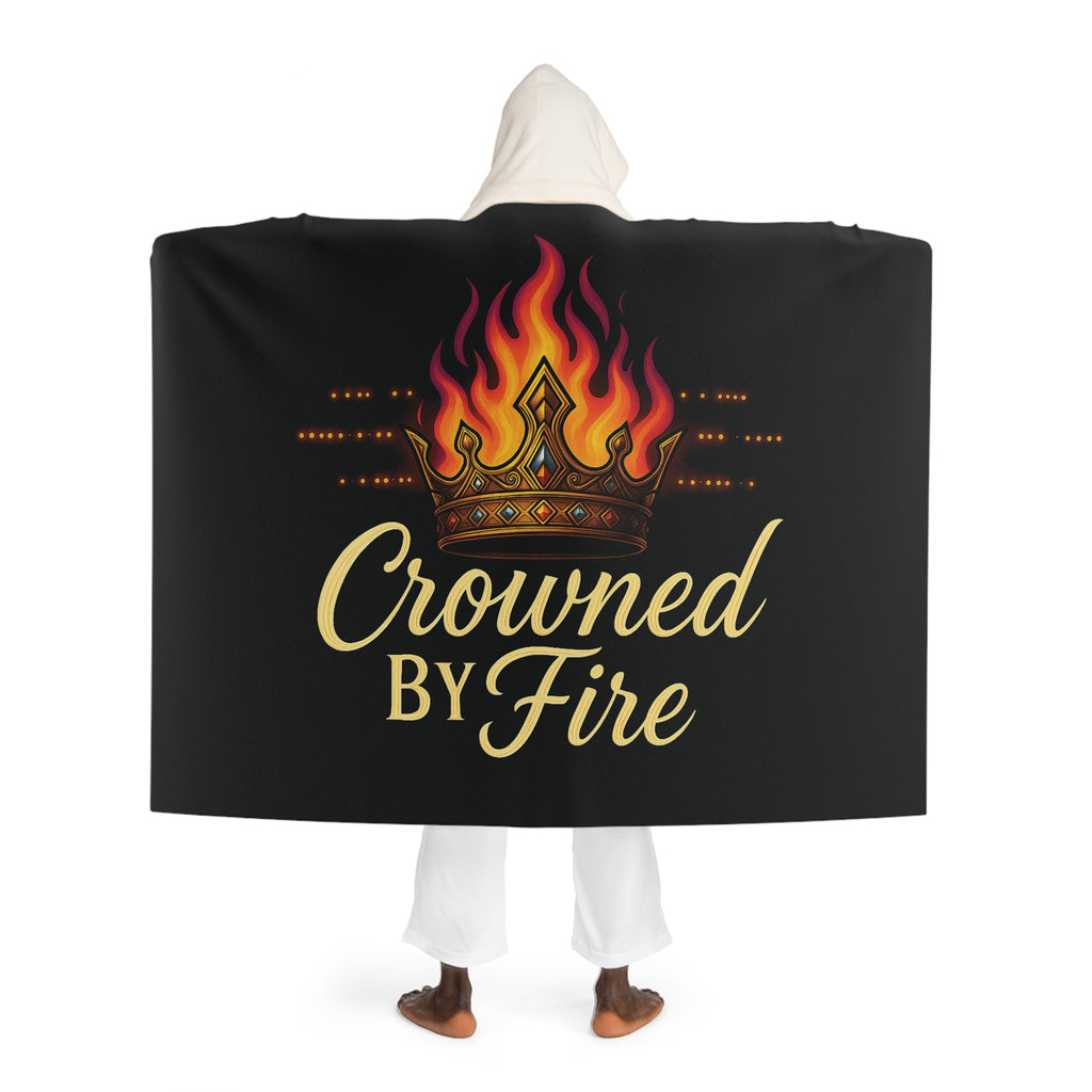 Cozy Crowned Sherpa Fleece Blanket
