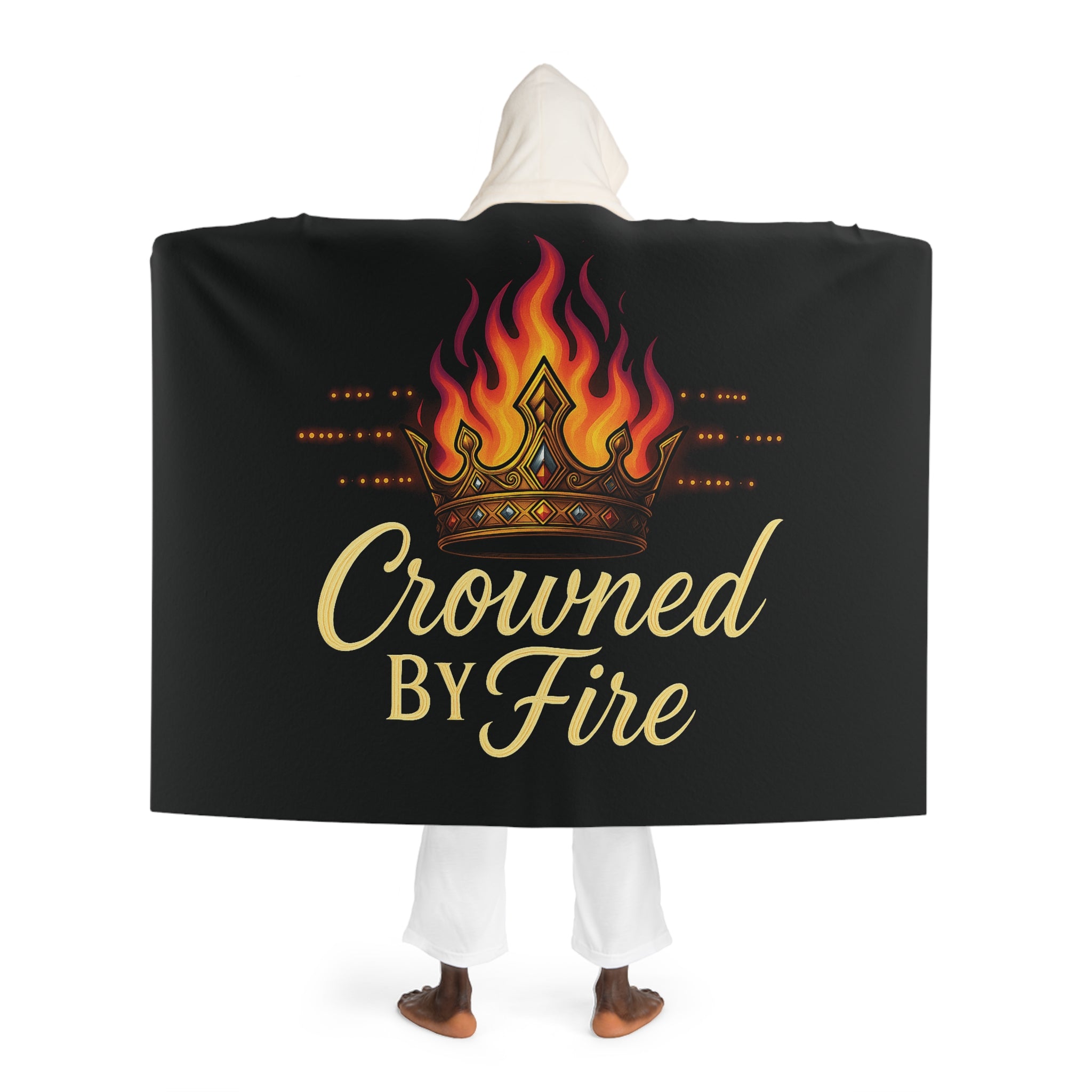 Cozy Crowned Sherpa Fleece Blanket