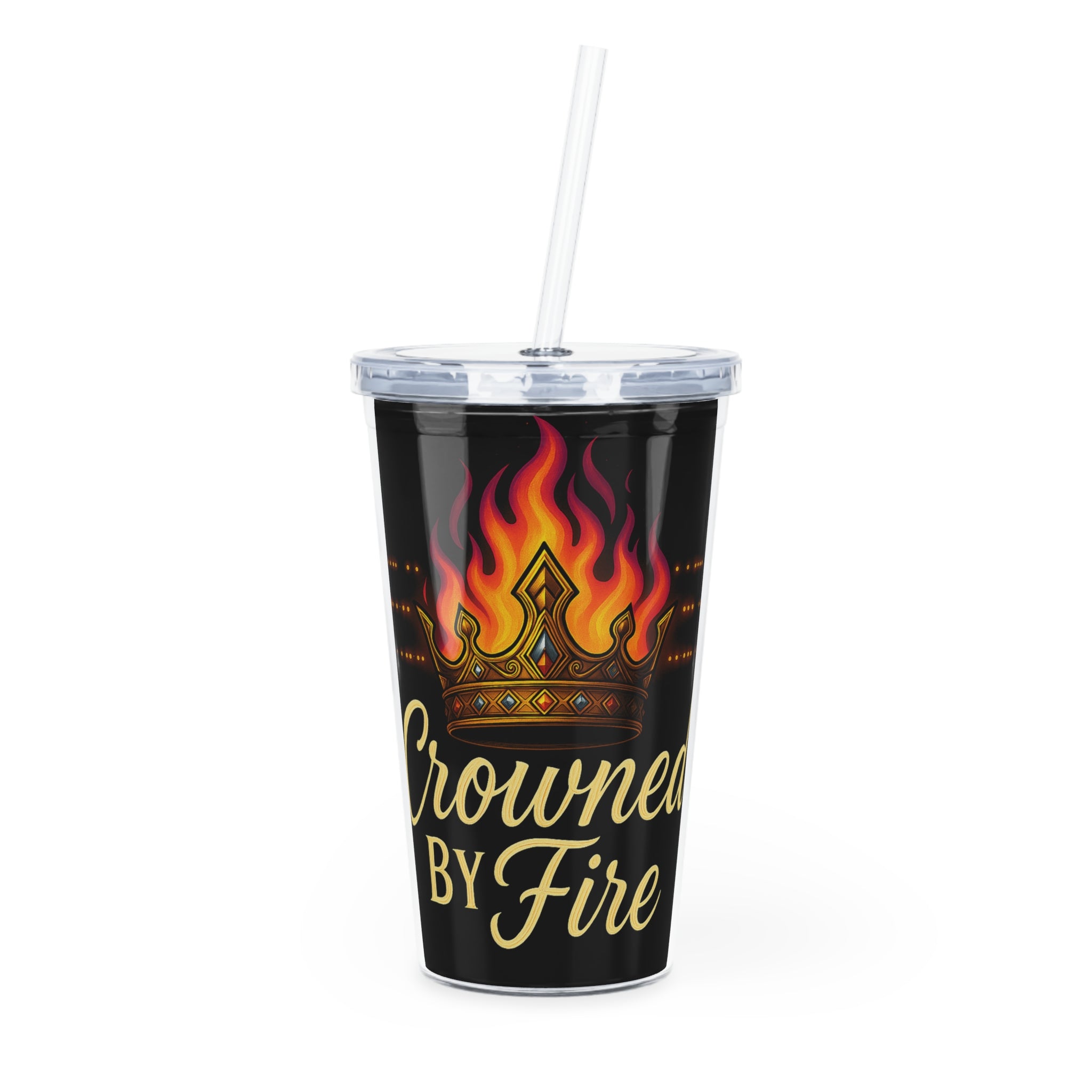 Black Crowned 20 oz Tumbler