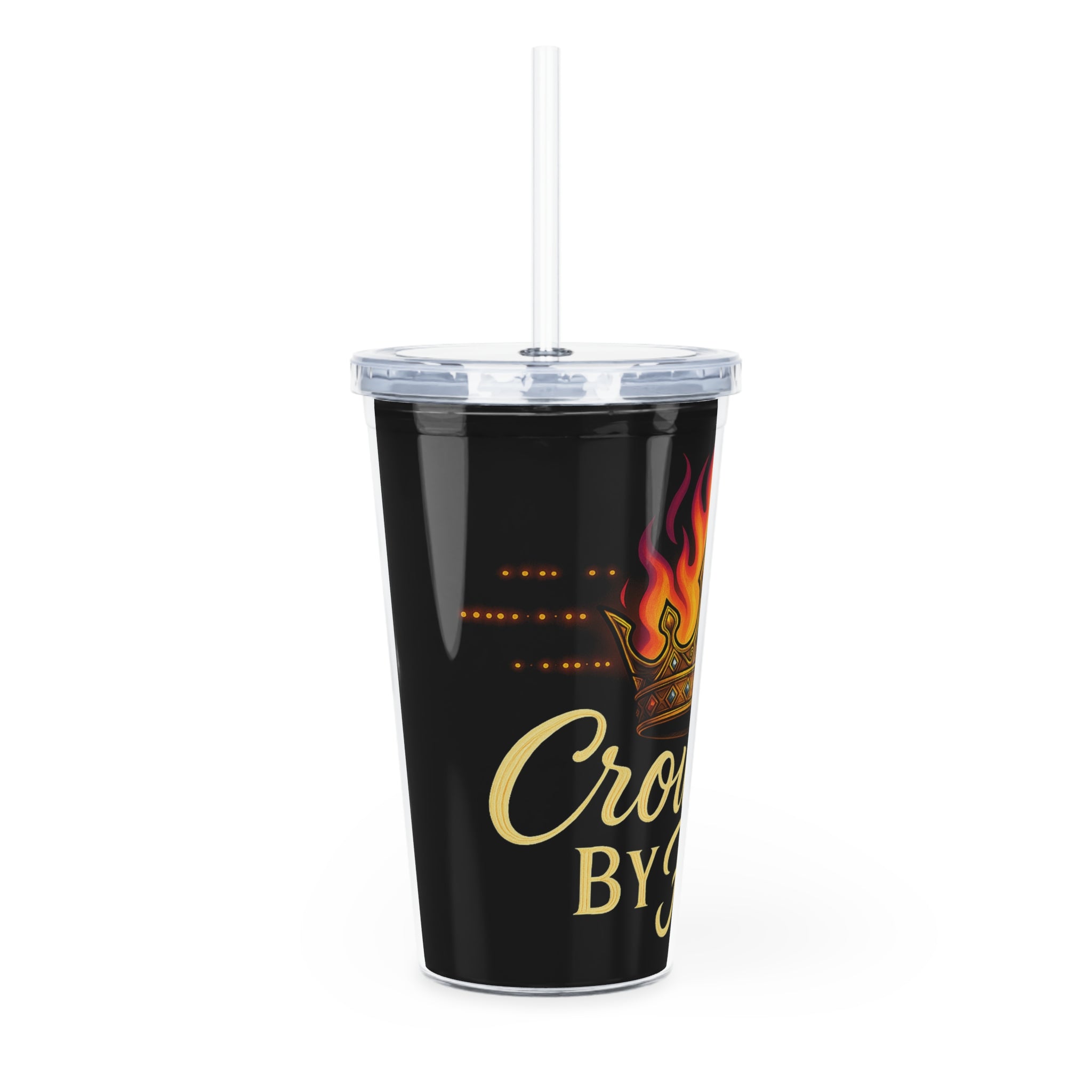 Black Crowned 20 oz Tumbler