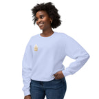 Crowned by Fire Sweatshirt, Unisex Lightweight Crewneck, Cozy Casual Wear, Perfect for Gifting, Fall Fashion