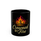 Crowned Sip™ Black Ceramic Mug