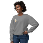Crowned by Fire Sweatshirt, Unisex Lightweight Crewneck, Cozy Casual Wear, Perfect for Gifting, Fall Fashion