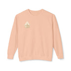 Crowned by Fire Sweatshirt, Unisex Lightweight Crewneck, Cozy Casual Wear, Perfect for Gifting, Fall Fashion