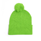 Frost Glow Pom-Pom Beanie