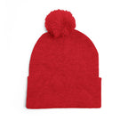 Frost Glow Pom-Pom Beanie