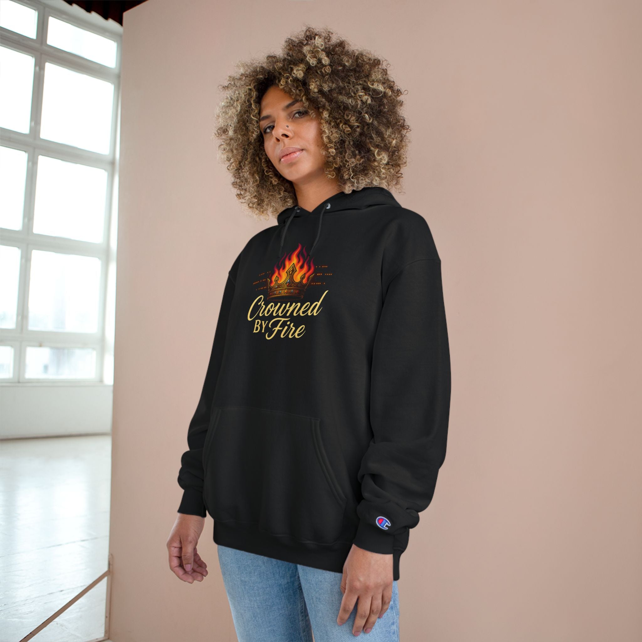 Crowned by Fire Champion Hoodie