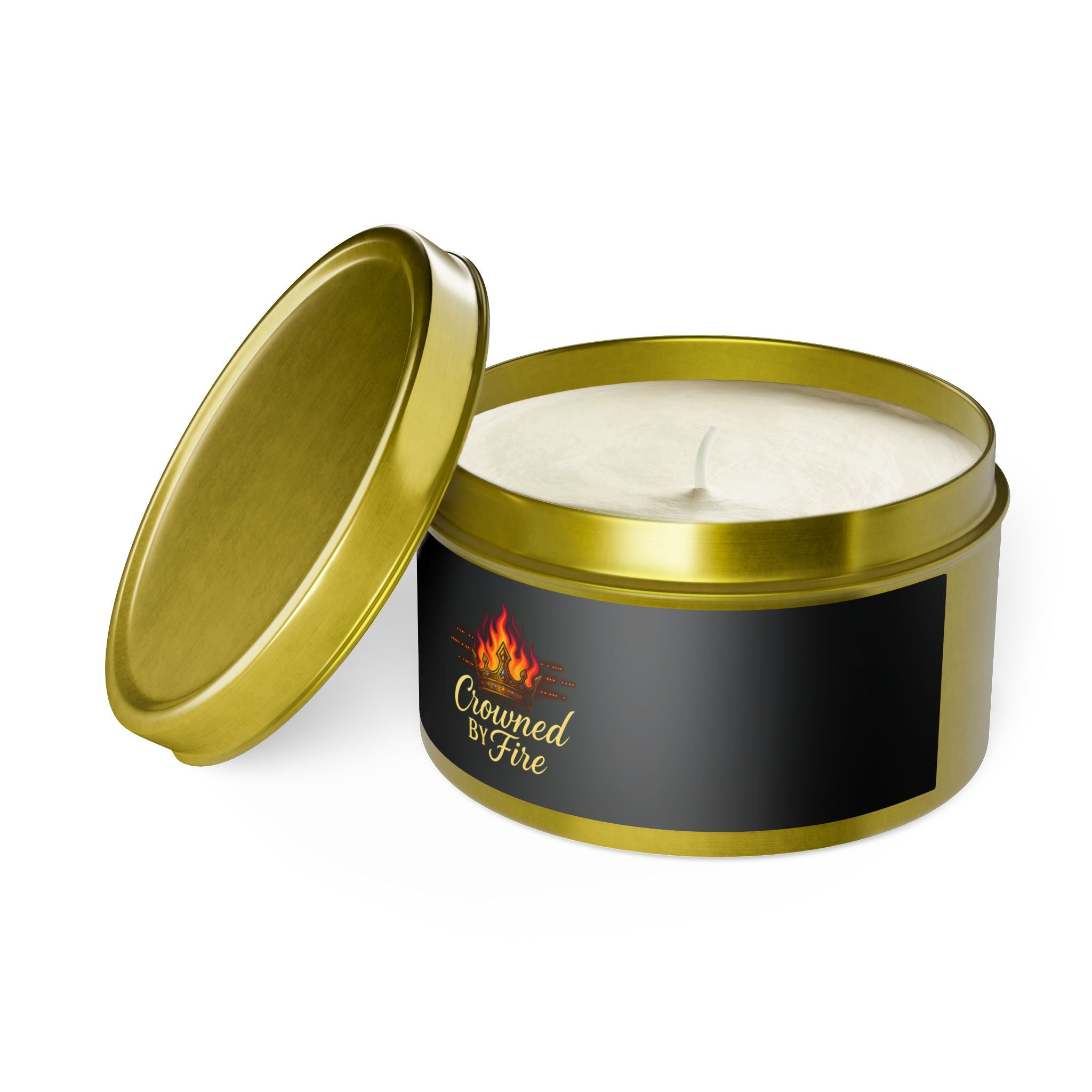 Crowned Tin Candles