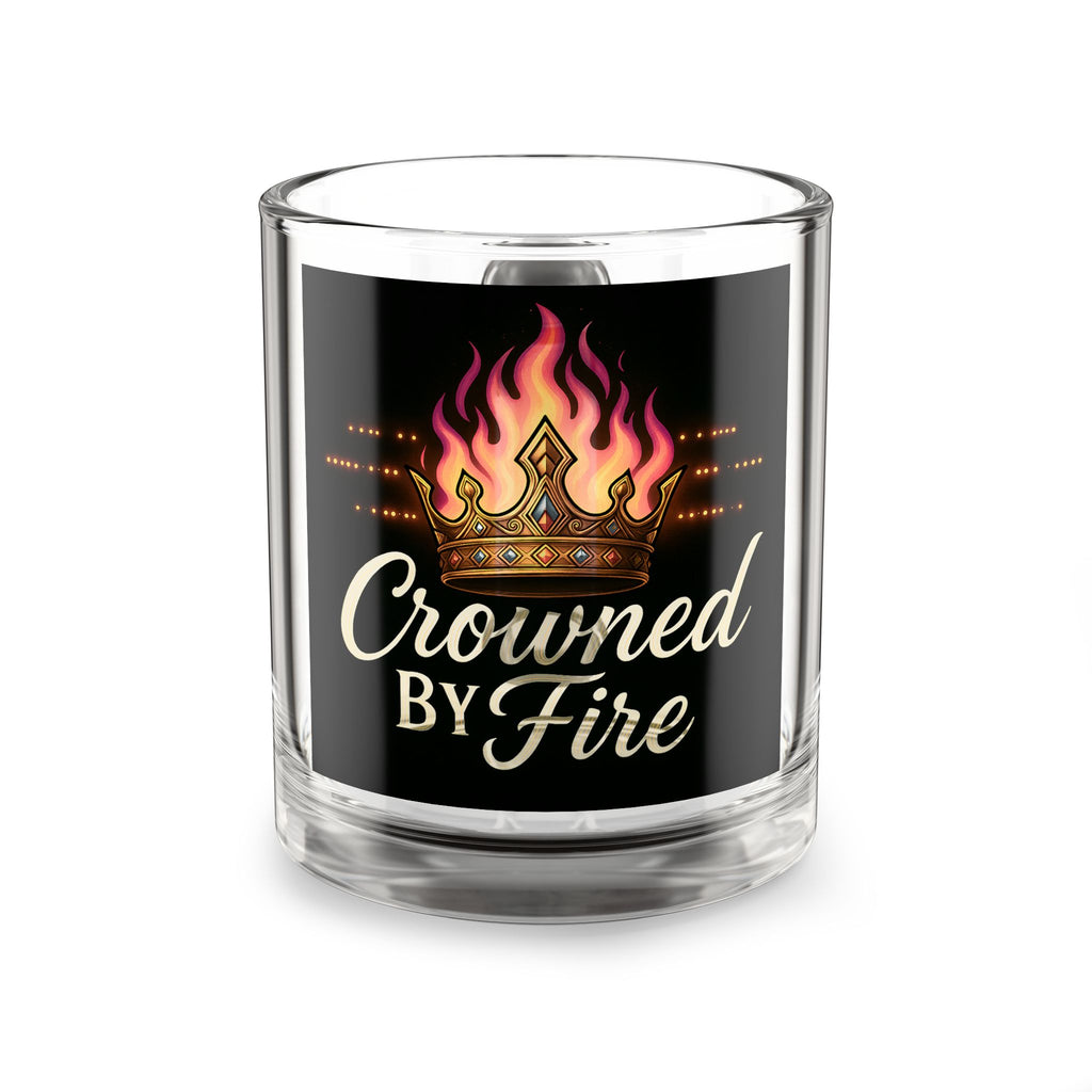 Crowned Glass Coffee Mug (10 oz)