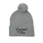 Frost Glow Pom-Pom Beanie