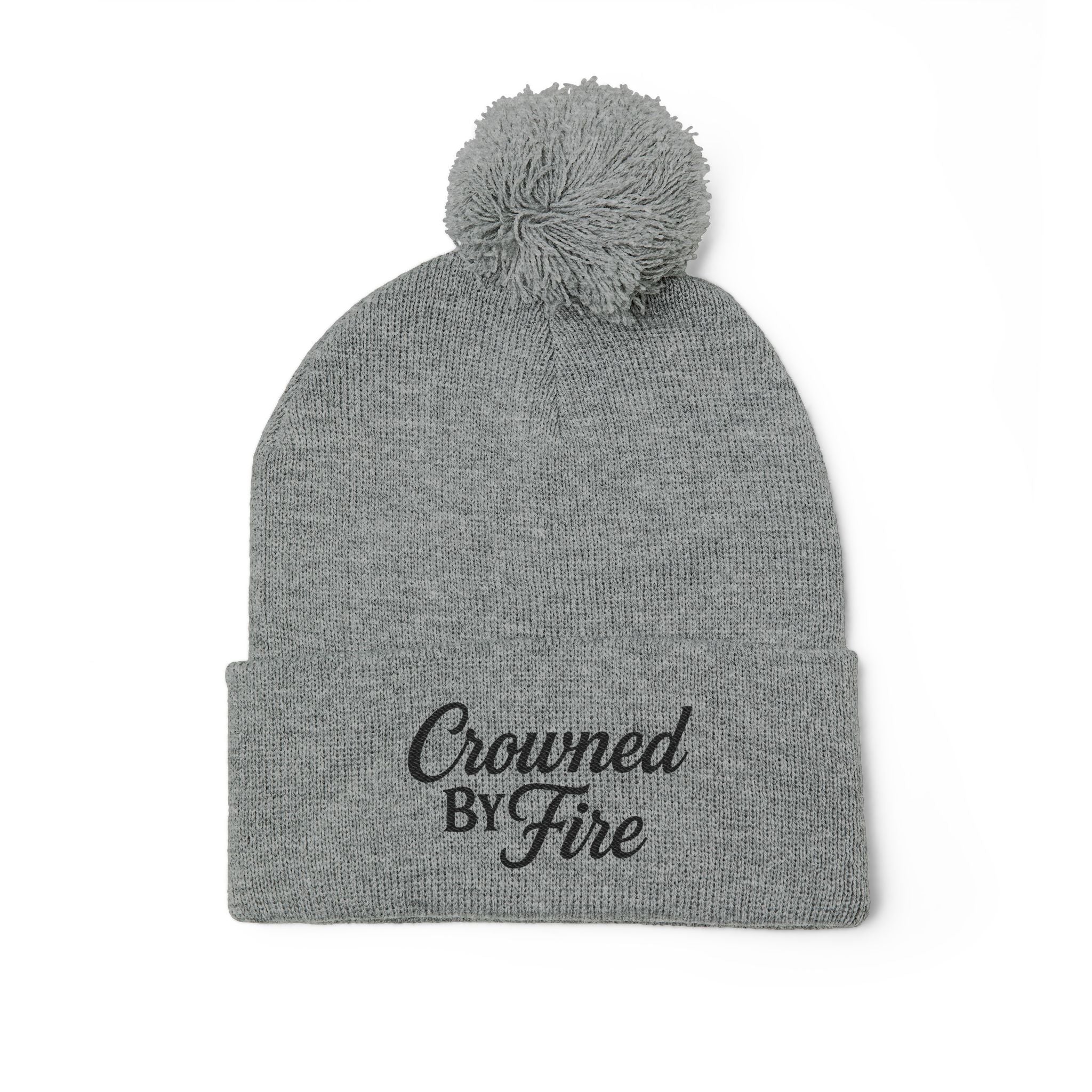 Frost Glow Pom-Pom Beanie