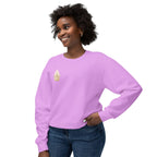 Crowned by Fire Sweatshirt, Unisex Lightweight Crewneck, Cozy Casual Wear, Perfect for Gifting, Fall Fashion