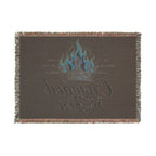 Crowned Woven Throw Blanket
